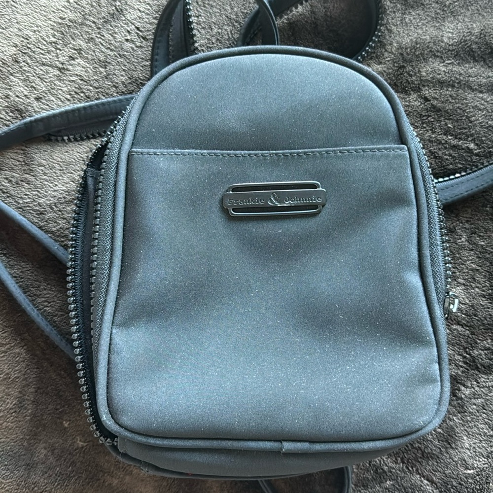 Frankie & Johnnie Black Mini Backpack